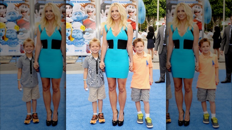 Britney Spears with kids