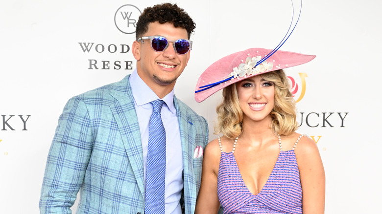 Patrick and Brittany Mahomes attend the Kentucky Derby