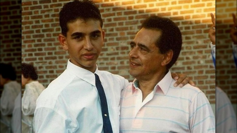 Buddy Valastro with his father