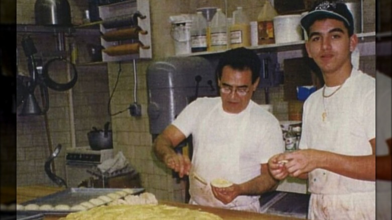 Buddy Valastro with his father