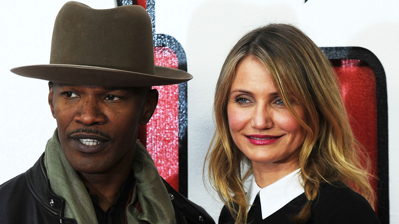 Jamie Foxx and Cameron Diaz attending a photocall