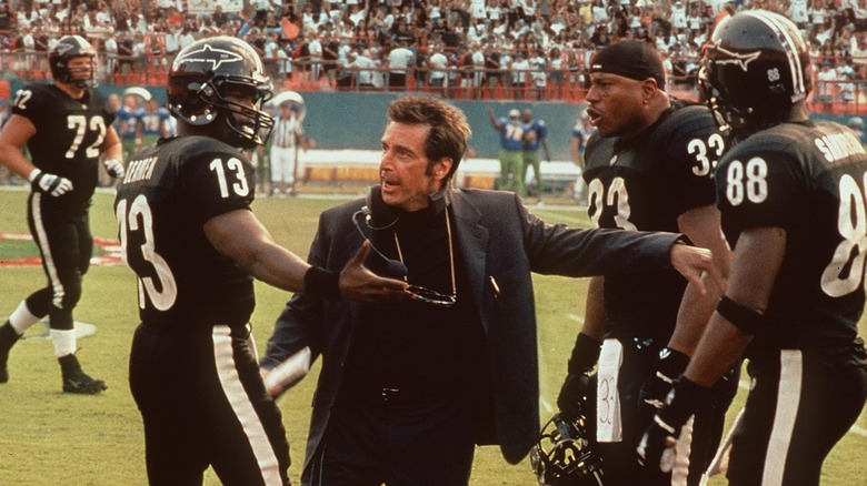 Jamie Foxx, Al Pacino, and LL Cool J starring in "Any Given Sunday"