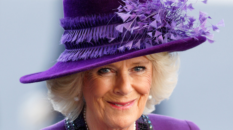 Camilla Parker Bowles smiling