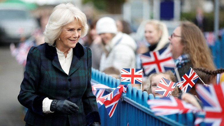 Camilla Parker Bowles smiling