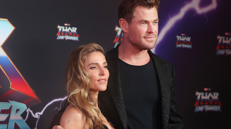 Elsa Pataky Chris Hemsworth premiere 