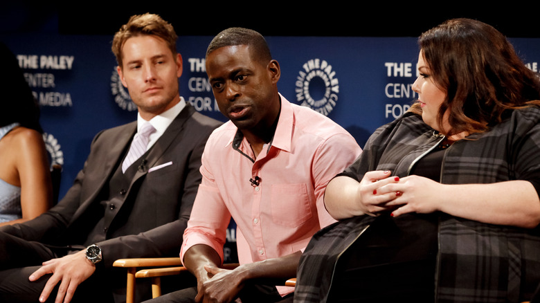 Justin Hartley, Chrissy Metz, and Sterling K. Brown media