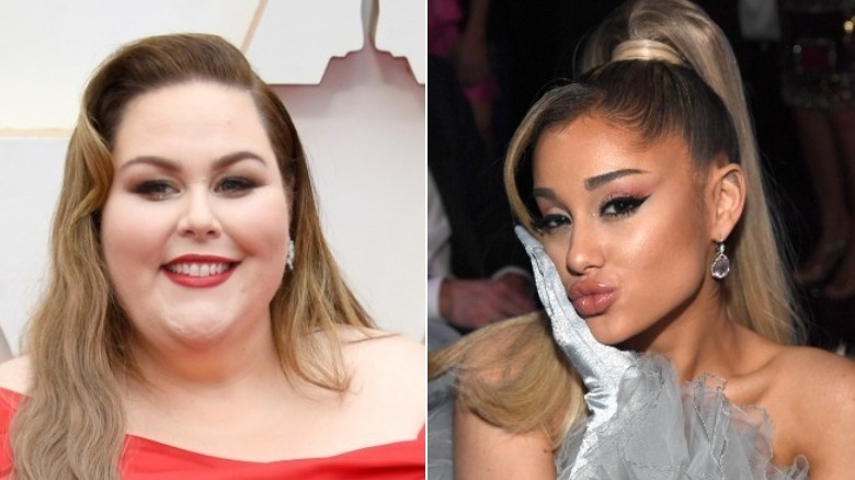 Chrissy Metz and Ariana Grande smiling