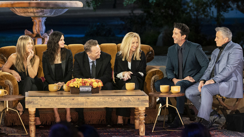 Friends cast at reunion