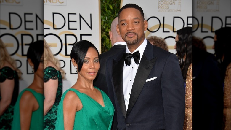 Will Smith and Jada Pinkett Smith walk the Golden Globes red carpet