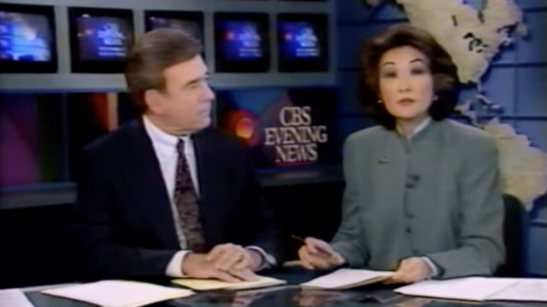 Dan Rather Connie Chung anchoring