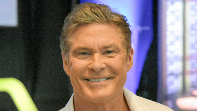 David Hasselhoff smiling