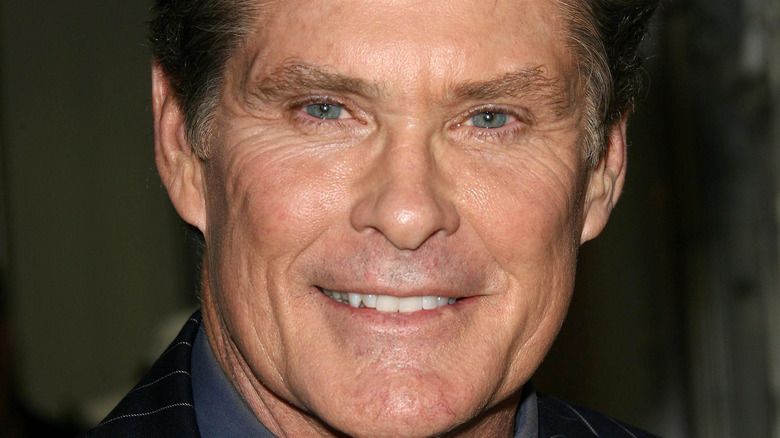 David Hasselhoff smiling.