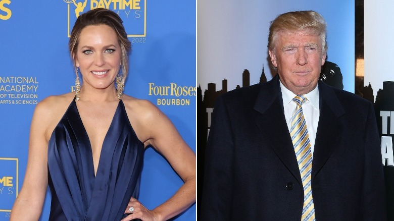 Arianne Zucker and Donald Trump