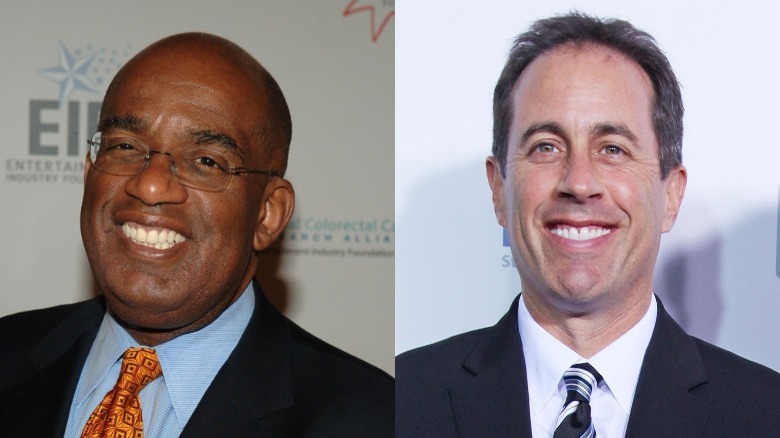 Al Roker and Jerry Seinfeld smiling