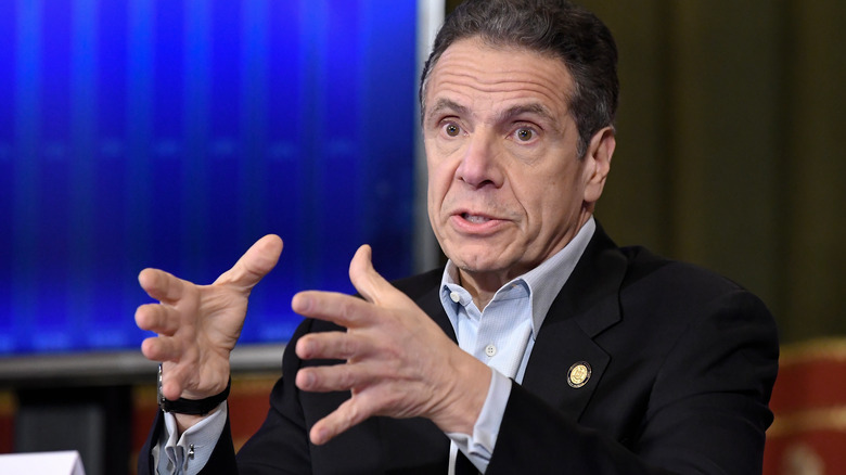 Andrew Cuomo giving an update about the coronavirus 2020