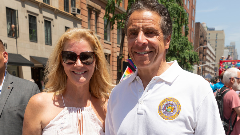  Sandra Lee and New York Governor Andrew Cuomo attend 49th annual New York pride parade 2018