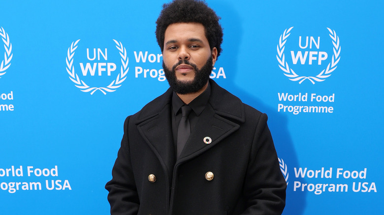 The Weeknd attends a U.N. event in 2021