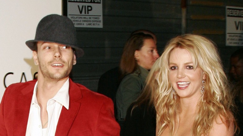 Kevin Federline and Britney Spears on the red carpet