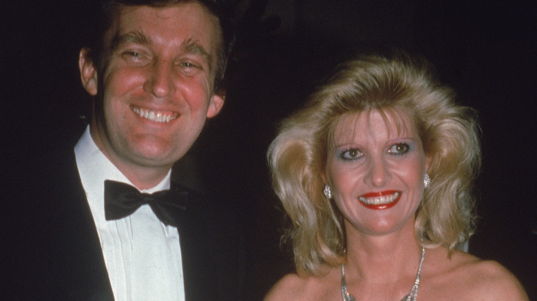 Ivana Trump smiling broadly