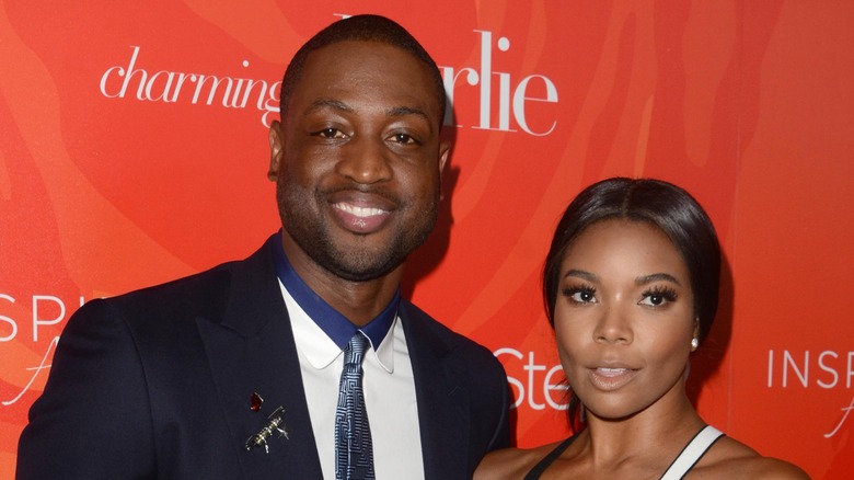 Dwyane Wade and Gabrielle Union on the red carpet