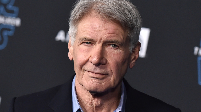 Harrison Ford black suit