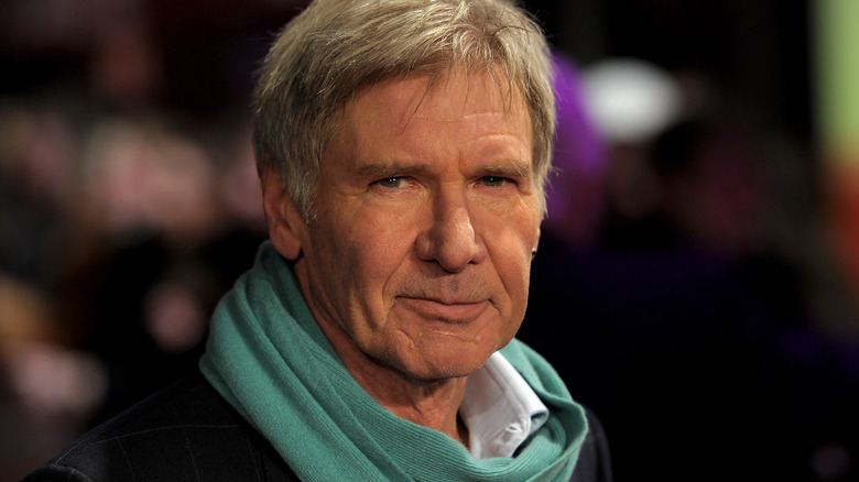 Harrison Ford green scarf