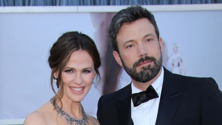 Jennifer Garner on the red carpet with Ben Affleck