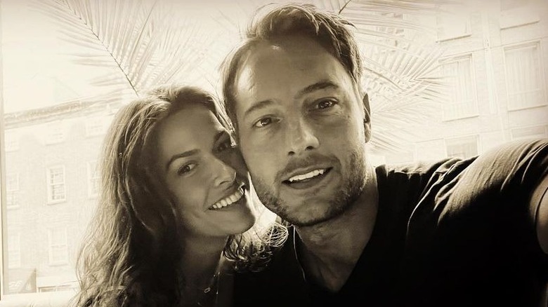 Sofia Pernas and Justin Hartley posing for selfie