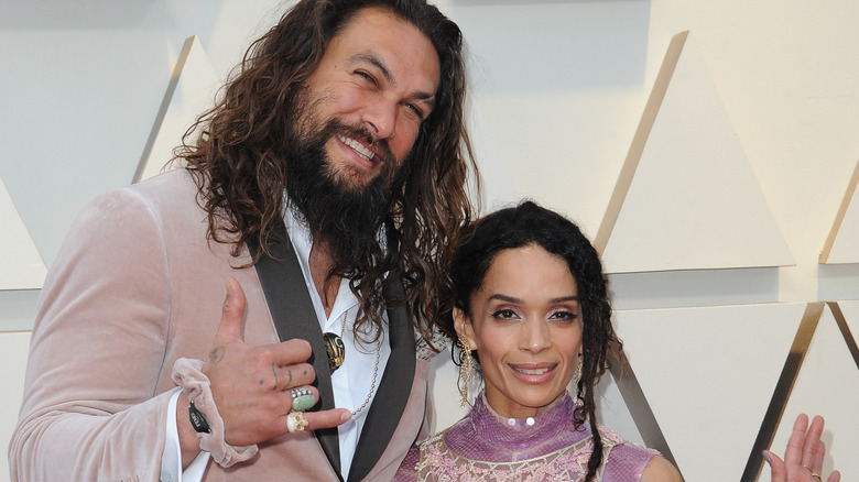 Jason Momoa and Lisa Bonet at the 91st Academy Awards