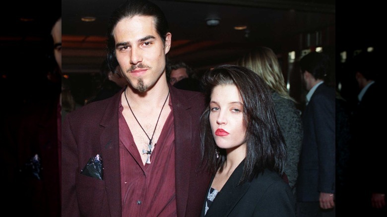 Danny Keough and Lisa Marie Presley