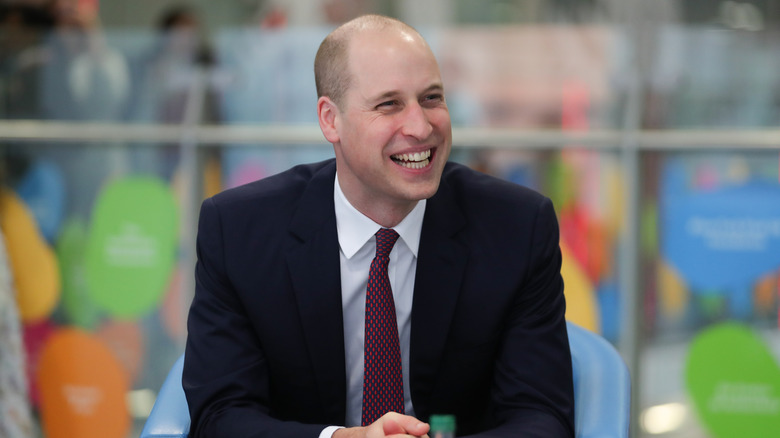 Prince William smiling