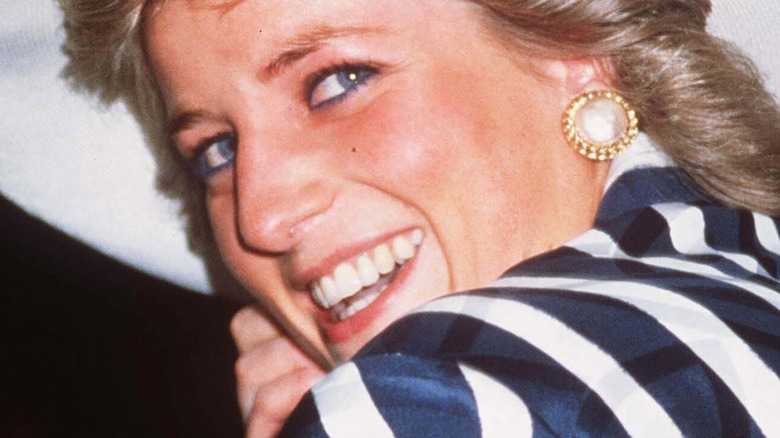 Princess Diana striped jacket