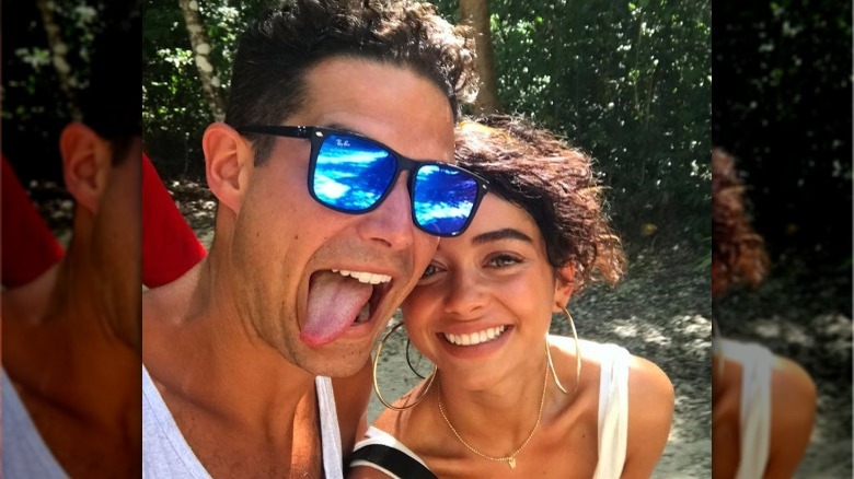 Sarah Hyland selfie with Wells Adam