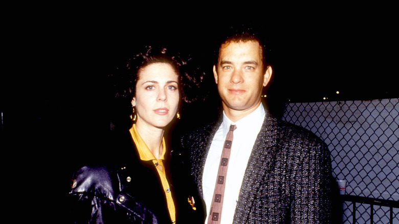 Tom Hanks and Rita Wilson pose 