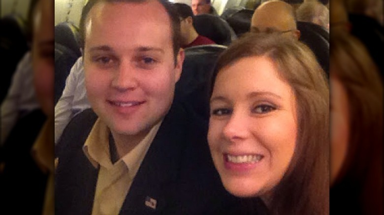 Anna and Josh Duggar smiling