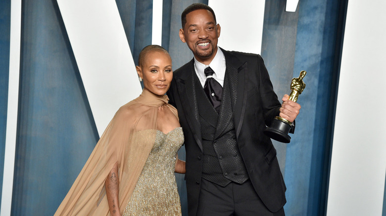 Jada Pinkett Smith and Will Smith smiling