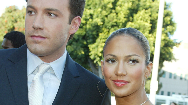 jennifer lopez and and ben affleck smiling