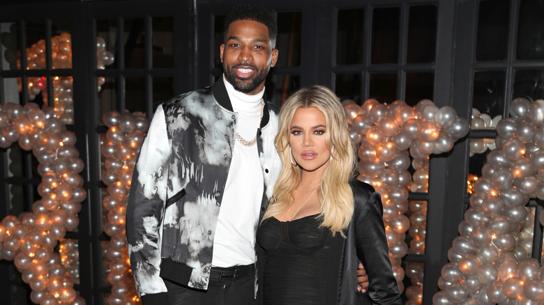 Khloé Kardashian and Tristan Thompson in 2018.