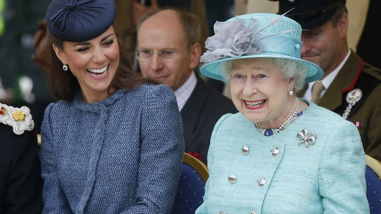 Kate Middleton and Queen Elizabeth