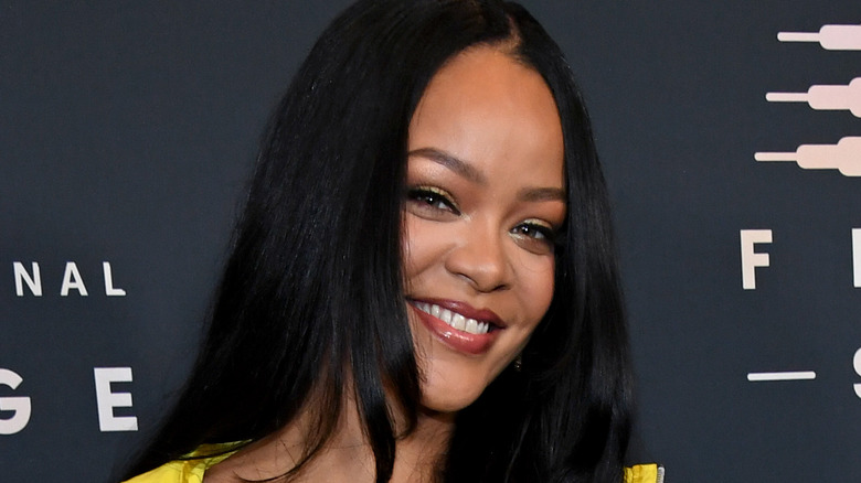 Rihanna smiling