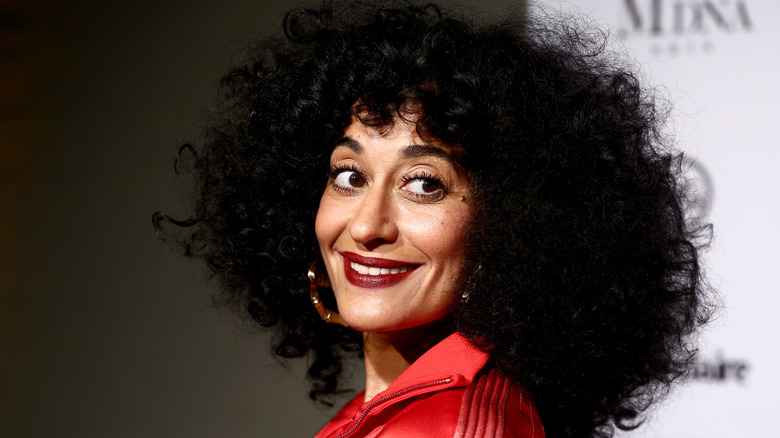 Tracee Ellis Ross wearing a fro