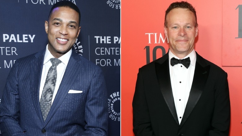 Don Lemon and Chris Licht formalwear