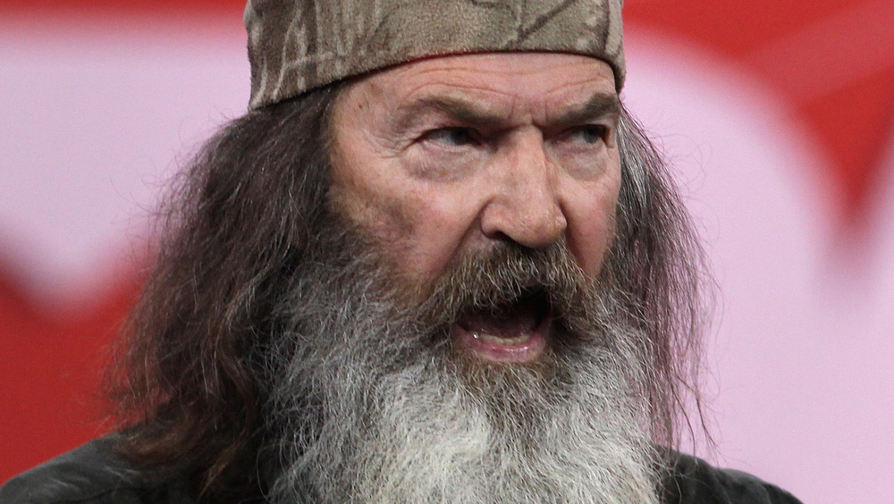 Phil Robertson speaking at an event