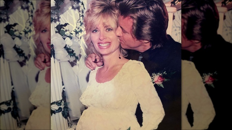 Eileen Davidson and Vince Van Patten wedding photo