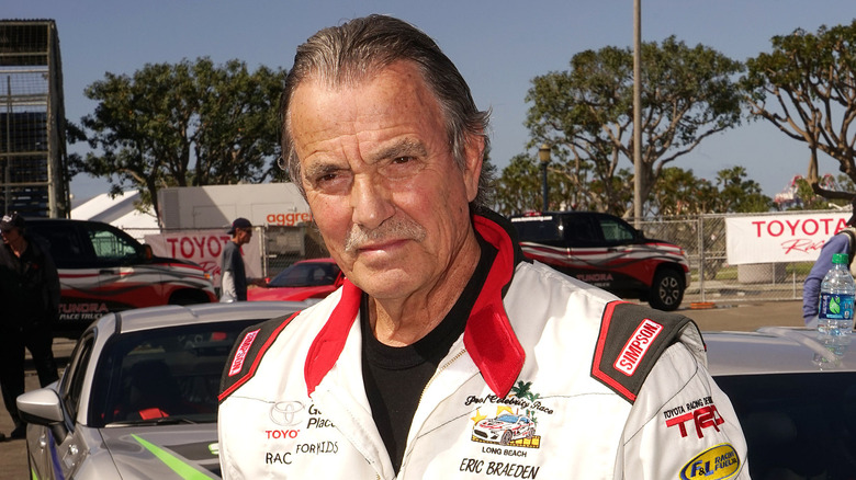 Eric Braeden in his car racing gear