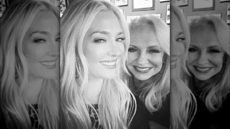 Erika Jayne posing with her mom