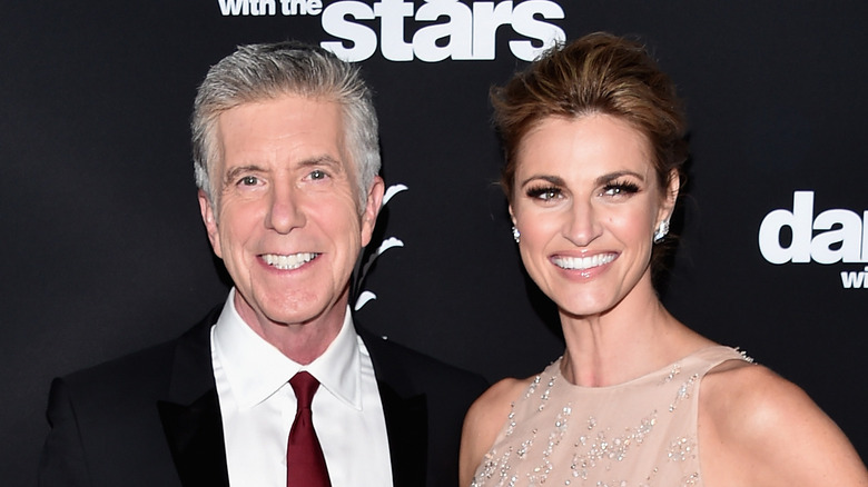 Erin Andrews and Tom Bergeron on the red carpet