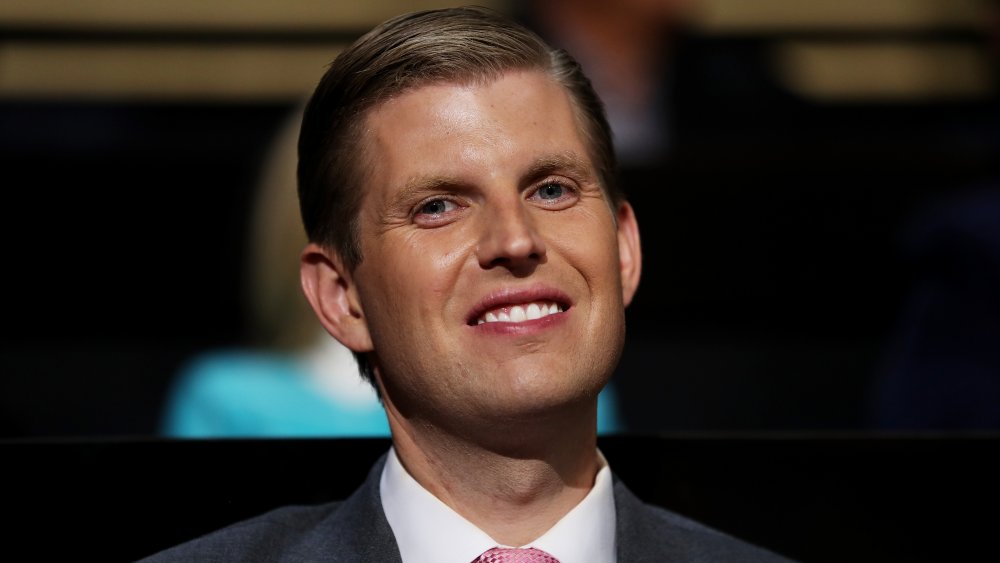 Eric Trump smiles