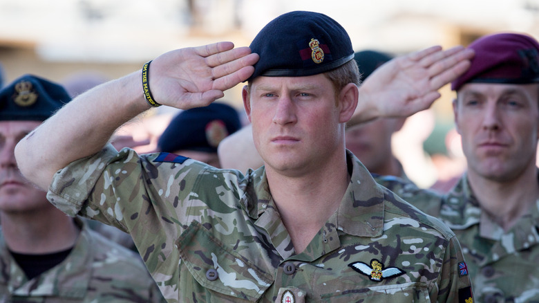 Prince Harry in the army 