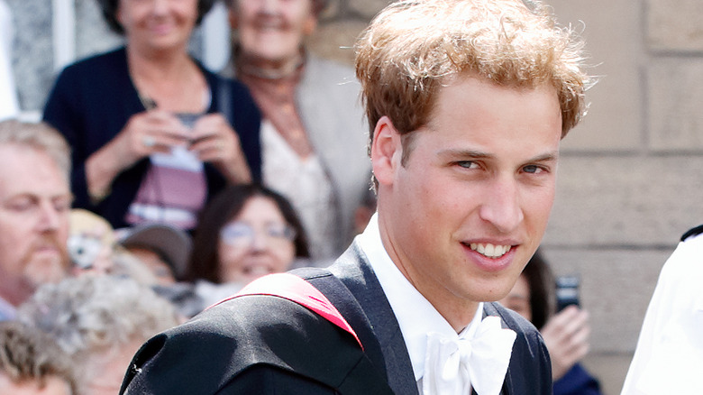 Prince William wearing regalia